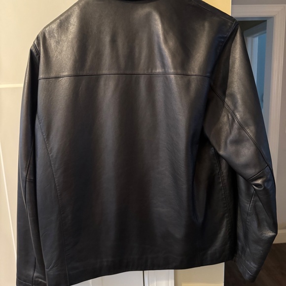 Wilsons Leather mens leather coat - black - medium - Picture 2 of 6